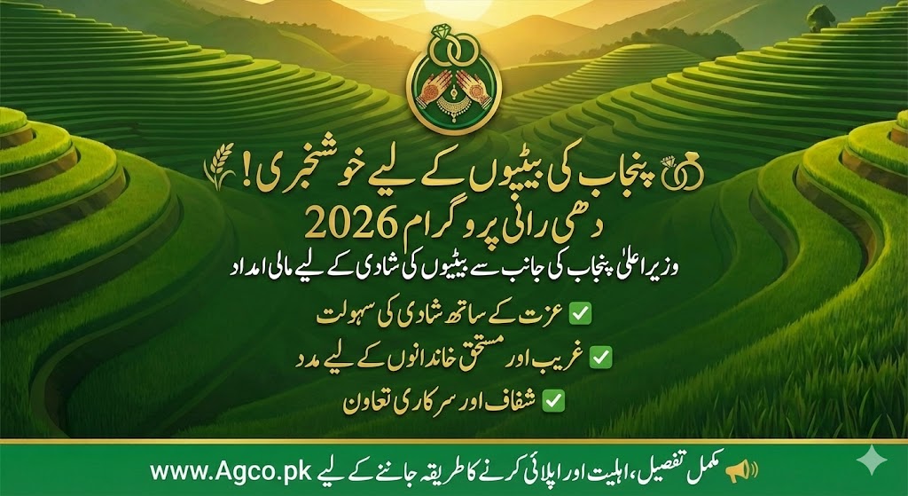 CM Punjab Dhee Rani Program 2026