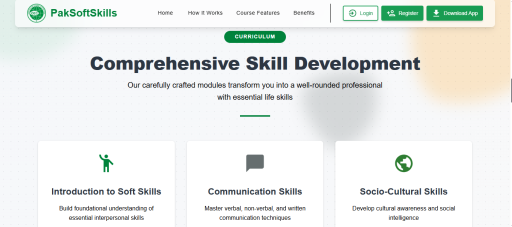 Soft skill certificate online training through Skill Development Portal under CM Parwaz Card 2026