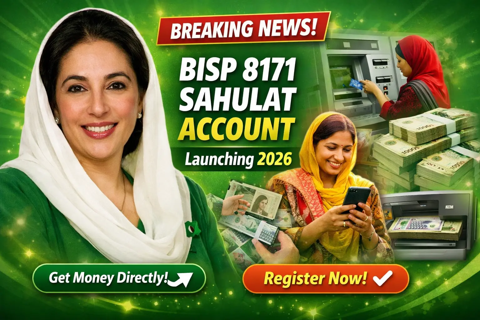 BISP 8171 Sahulat Account Launching 2026