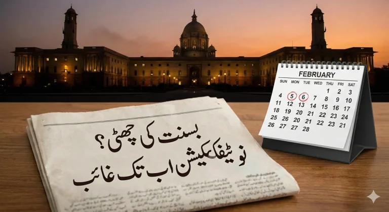 Basant Holiday Notification Punjab Government