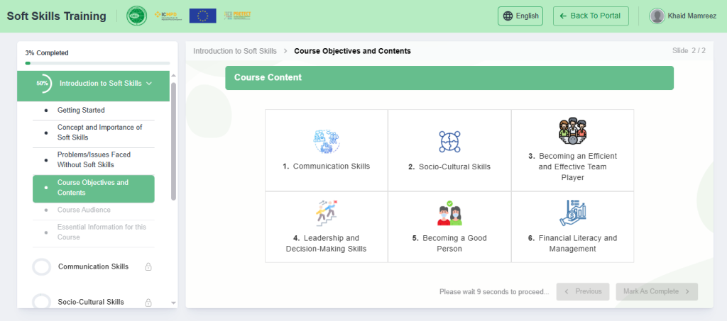 Soft Skills training Course details