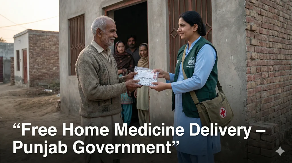 Free Home Medicine Delivery Project Punjab for serious disease patients