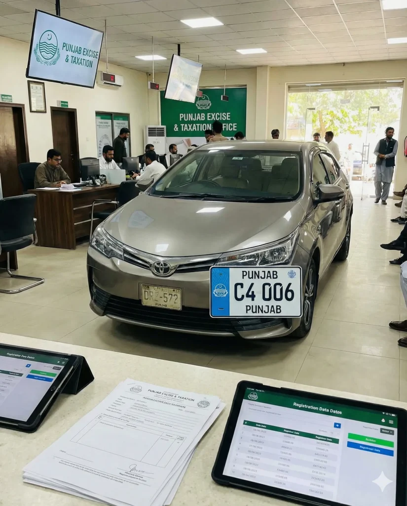 پنجاب میں دوسرے صوبوں اور اسلام آباد کی گاڑیوں کی ری رجسٹریشن، نئی نمبر پلیٹ حاصل کرنے کا سرکاری نظام